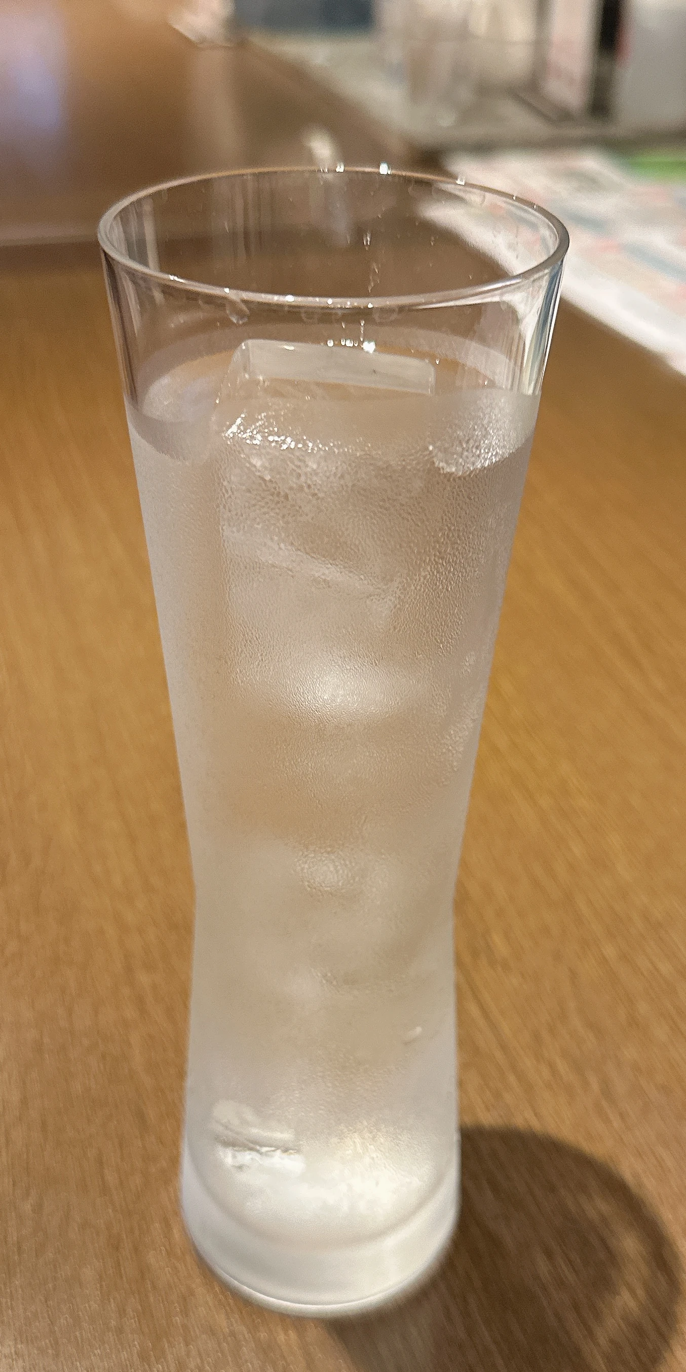 薬膳カレー＆スープカレー らいもん お洒落なグラスのお水