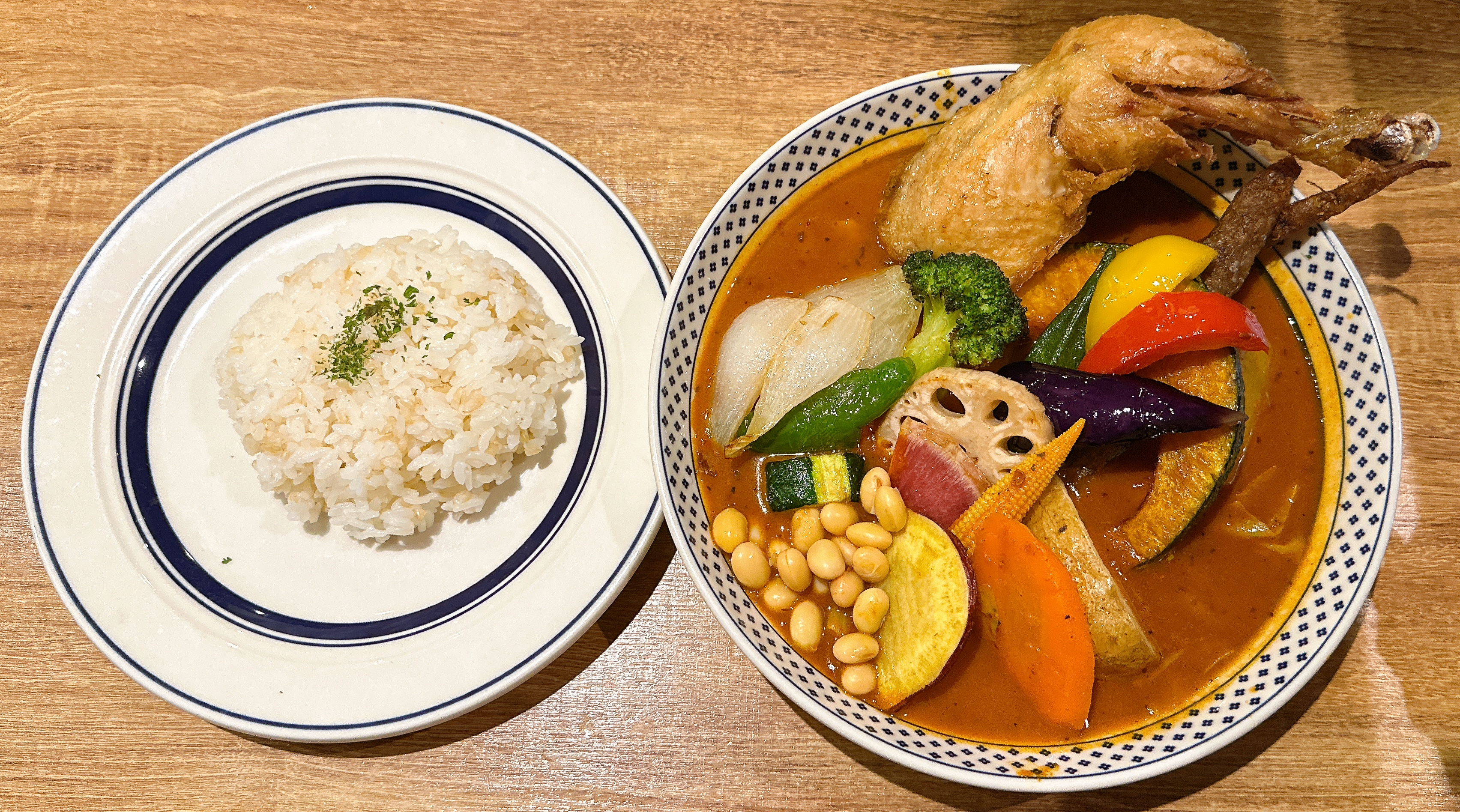 Rojiura Curry SAMURAI. 路地裏カリィ侍 吉祥寺店 チキンと1日分の野菜20品目・ライスS