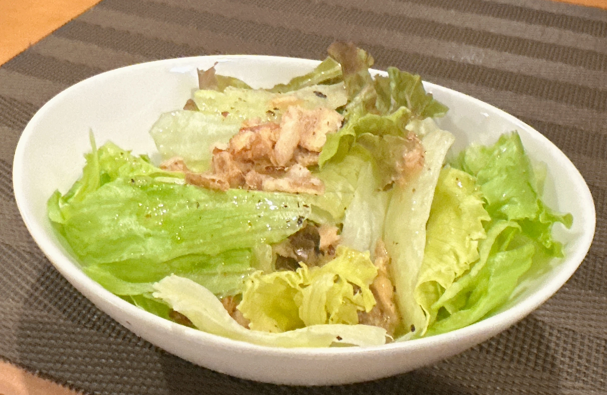 北海道スープ咖喱屋セブンウェスト ビネガー系ドレッシングのサラダ