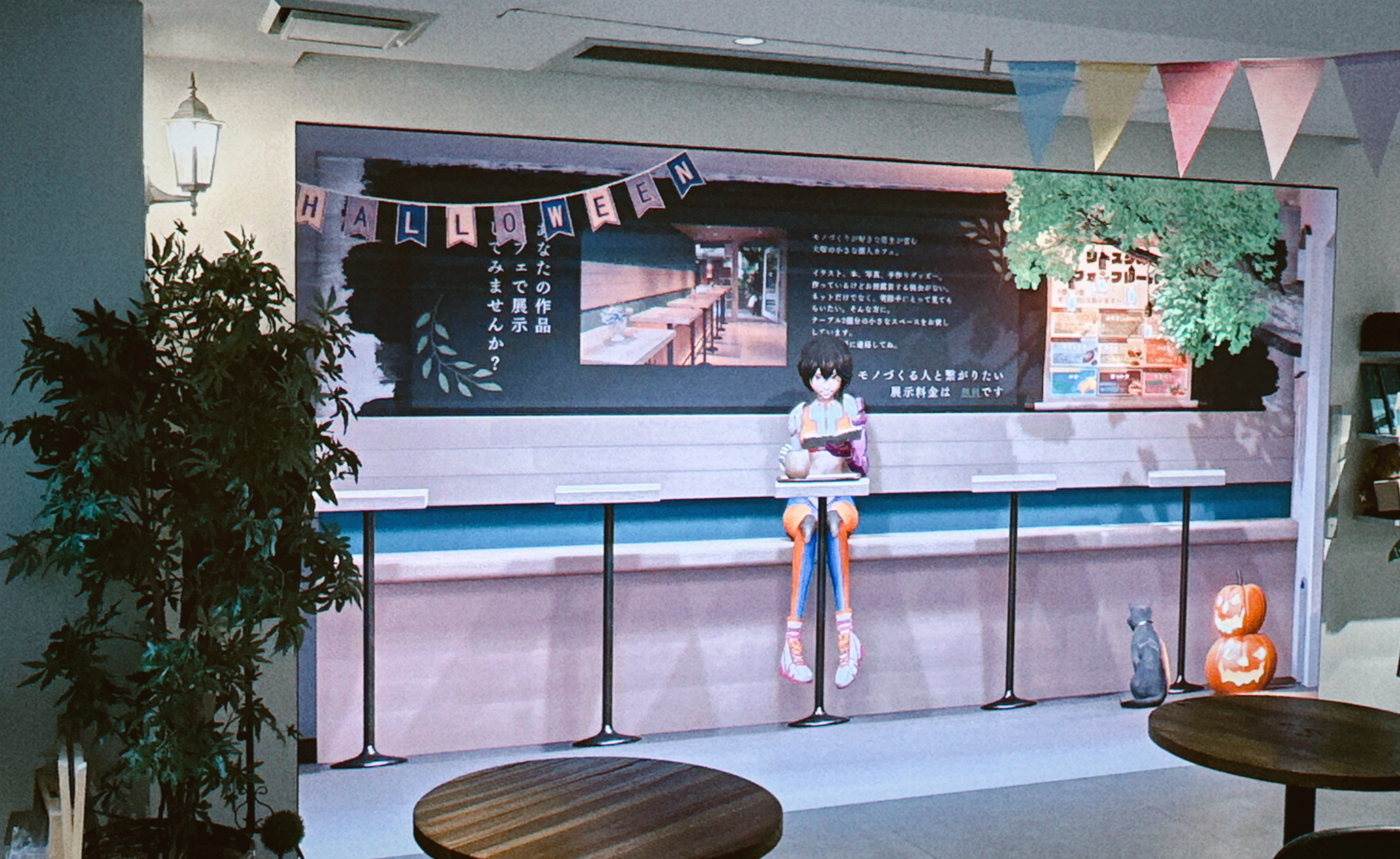 LITTLE SQUARE (リトルスクエア) 壁に埋め込まれた大画面液晶モニター